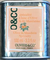 Spécialité à base d'Olive et de Mandarine
