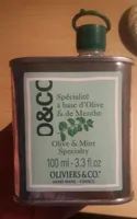 Spécialité à base d'olive et de menthe