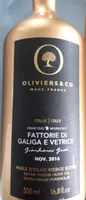 Huile d'olive vierge extra nov. 2016