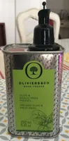 Huile d 'olive basilic frais pressé