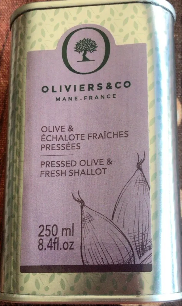 Olive et échalotes fraîches pressées
