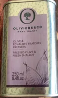 Olive et échalotes fraîches pressées