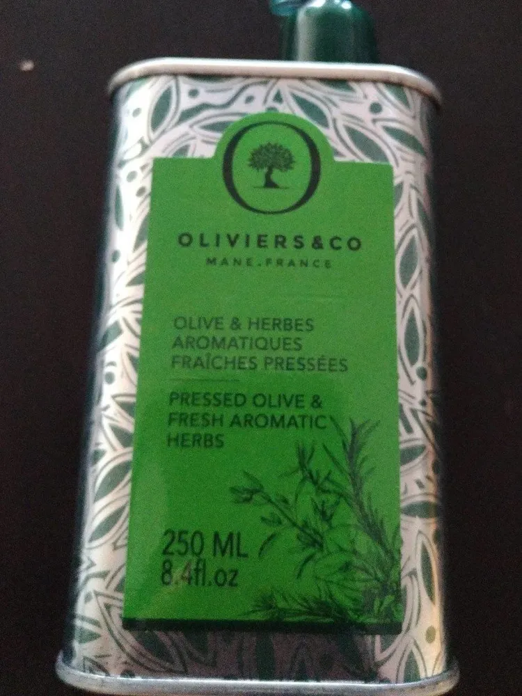 Huile d'olive & herbes aromatiques fraîches pressées