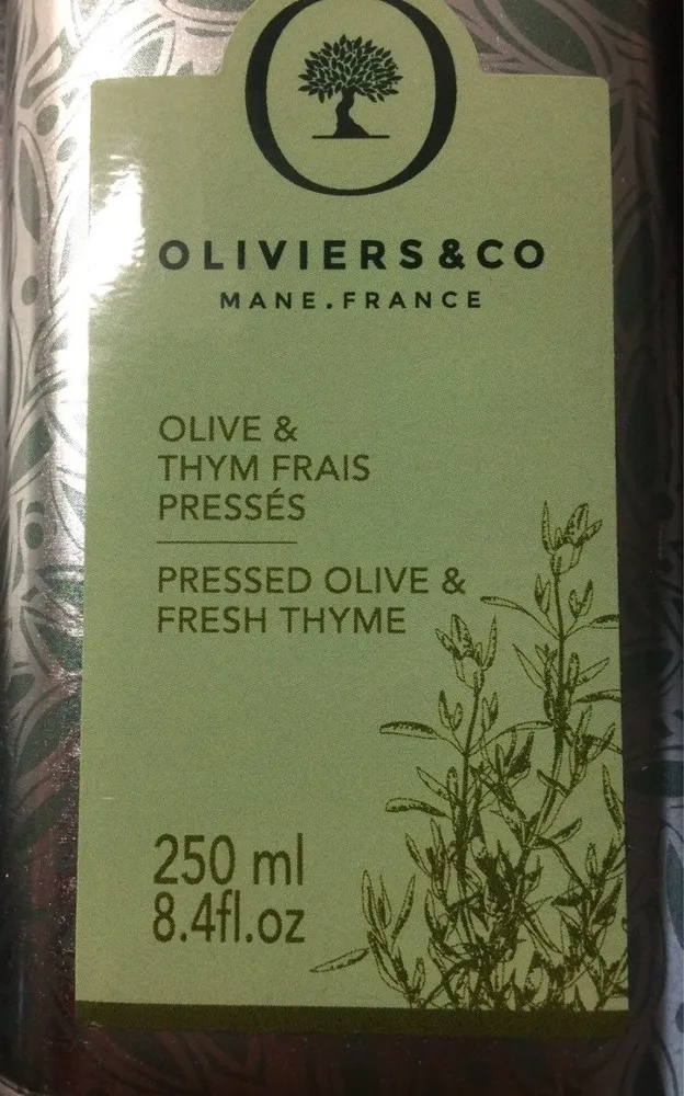 Huile d'olive & Thym frais