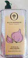 Olive et ail frais pressés