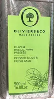 Olive & basilic frais pressés