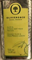 Olive & citron vert pressés