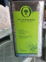 Olive et basilic frais