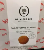 Sablés tomate & origan