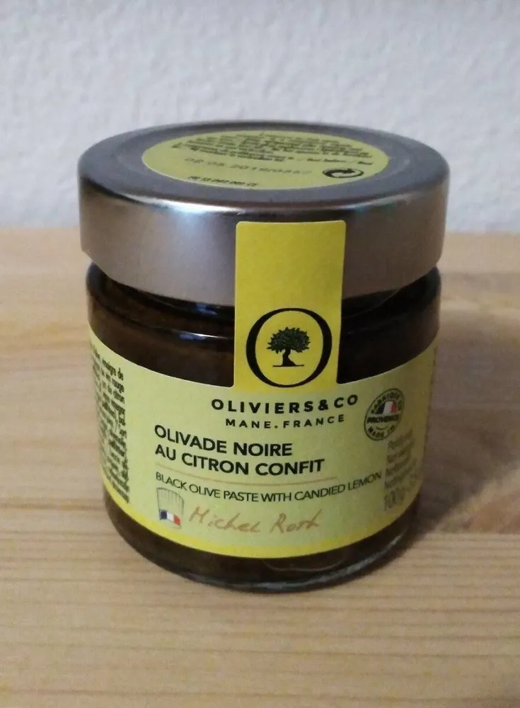 Olivade noire au citron confit