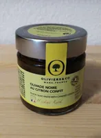 Olivade noire au citron confit