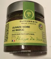 Oliviade noire au basilic