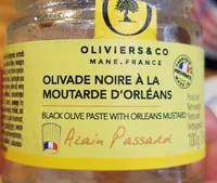 Olivade noire à la moutarde d'Orléans