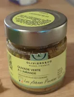 Olivade verte à l'amande