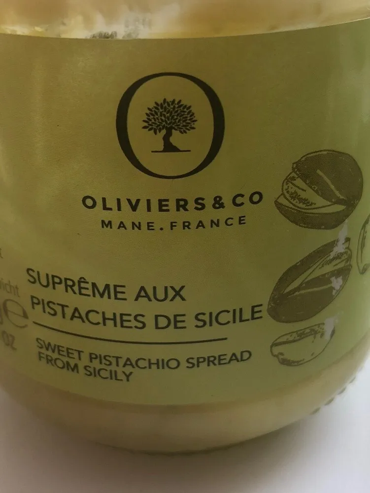 Supreme aux pistaches de sicile