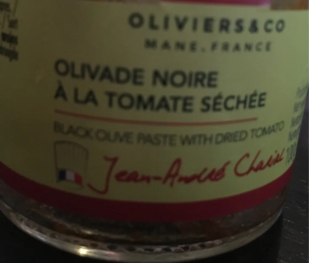 Olivade noire a la tomate séchée