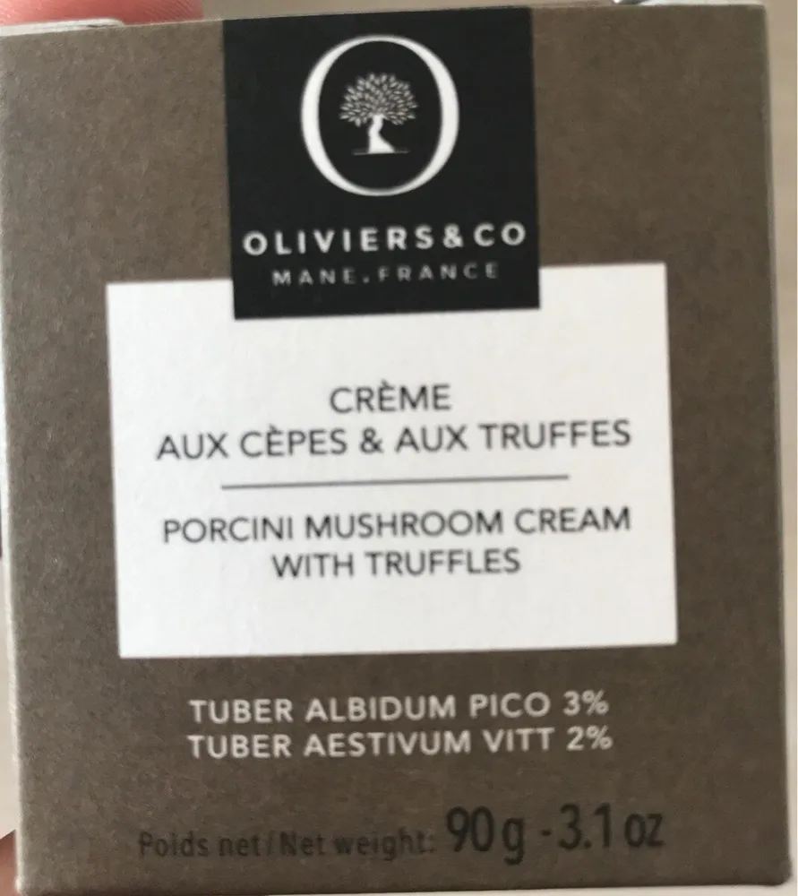 Creme aux cepes et aux truffes