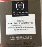 Creme aux cepes et aux truffes