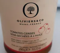 Tomates cerises semi-séchées à l'huile
