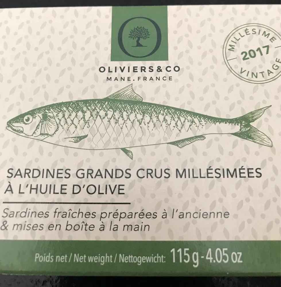 Sardines a l'huile d'olive