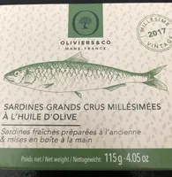 Sardines a l'huile d'olive