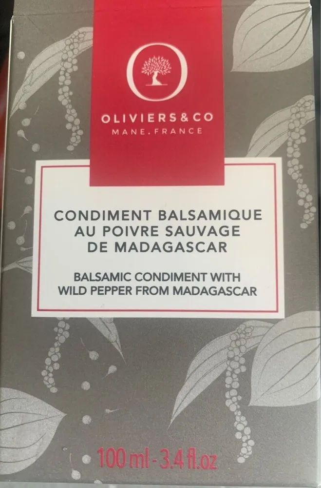 Balsamique au poivre de madagascar