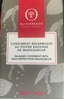 Balsamique au poivre de madagascar