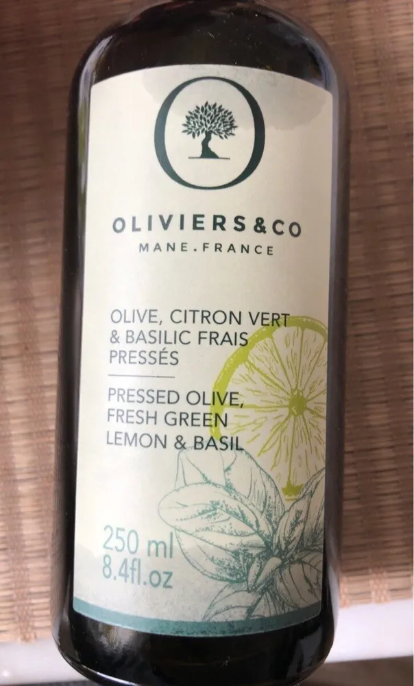 Olive, citron vert & balisic frais pressés