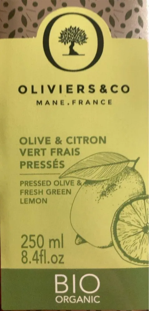 Olive & Citron vert frais pressés