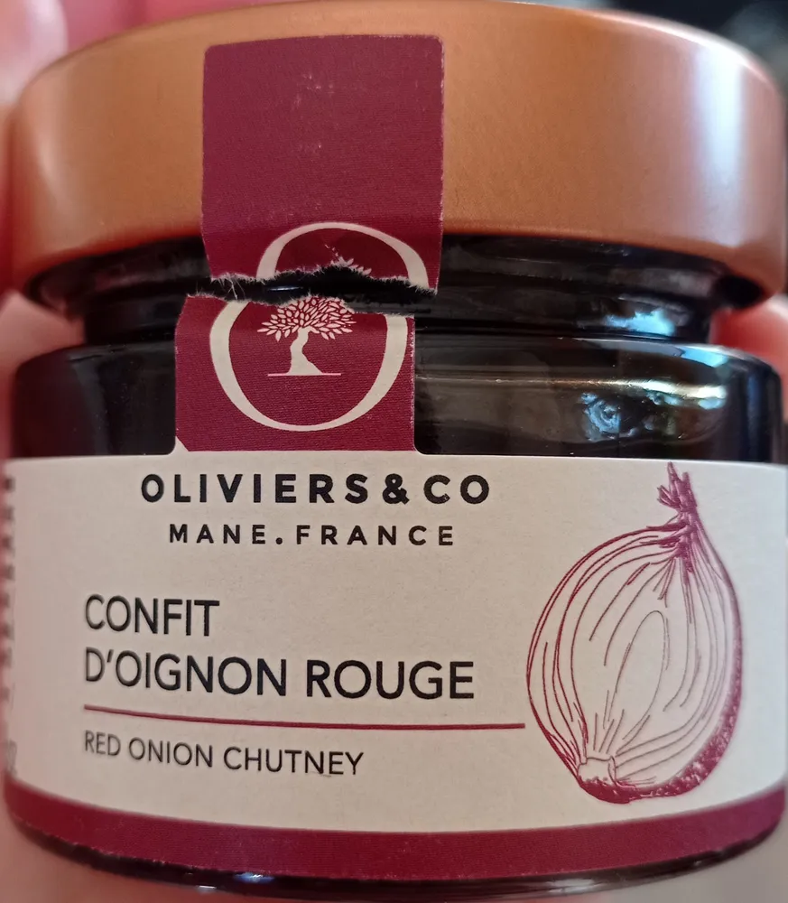 Confit d'oignon rouge