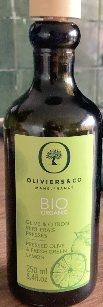 Huile d’olive citron vert frais pressés