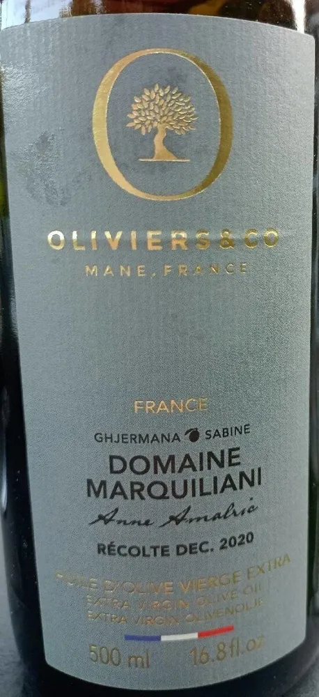 Huile d'olive vierge extra