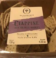 Ciappine aux olives noires