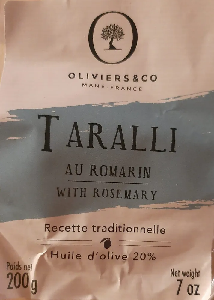 Taralli au romarin