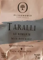 Taralli au romarin