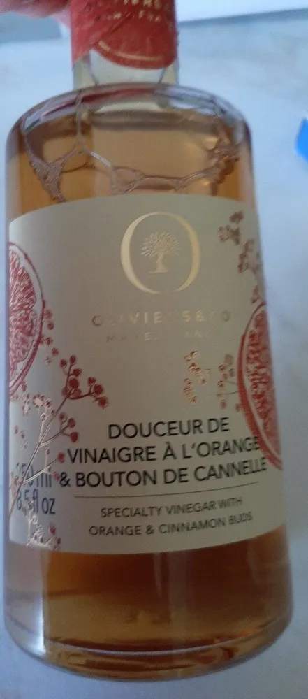Douceur vinaigre a l orange et bouton de cannelle