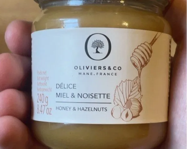 Delice miel et noisette