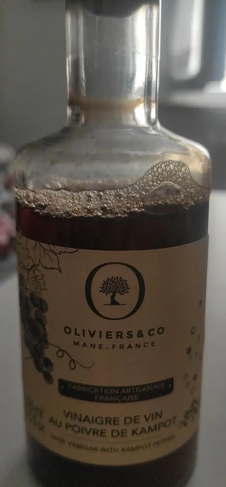 Vinaigre de vino Au poivre de kampot