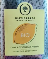 Olive et citron frais pressés bio