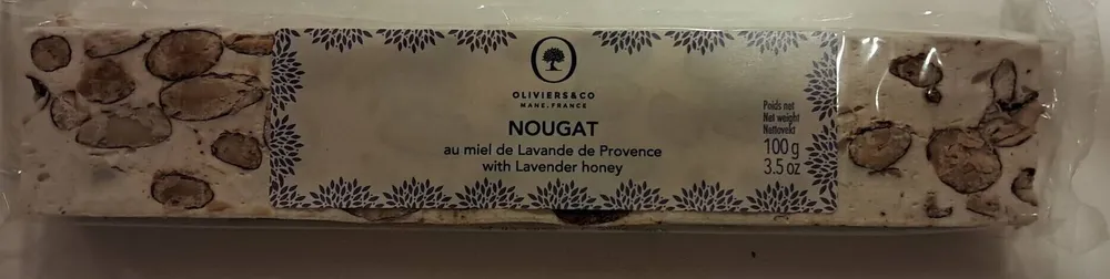 Nougat au miel de lavande