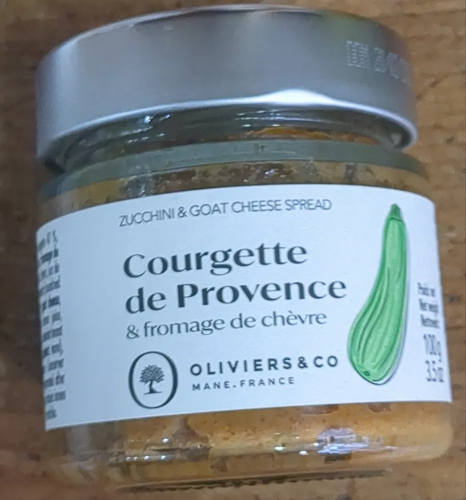 Tartinable courgette de Provence & fromage de chèvre