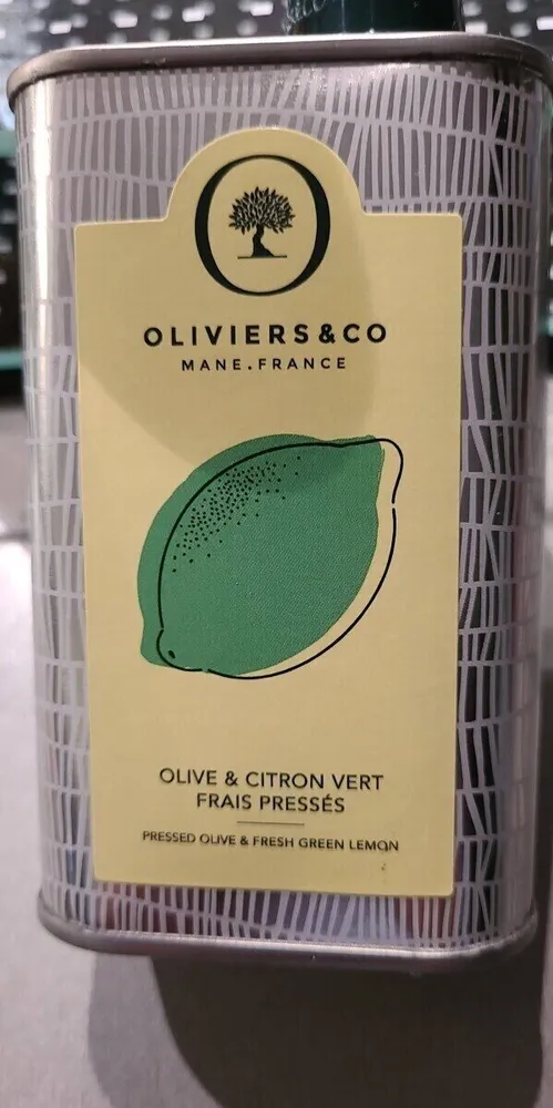 Huile d'olives et citron vert frais pressé