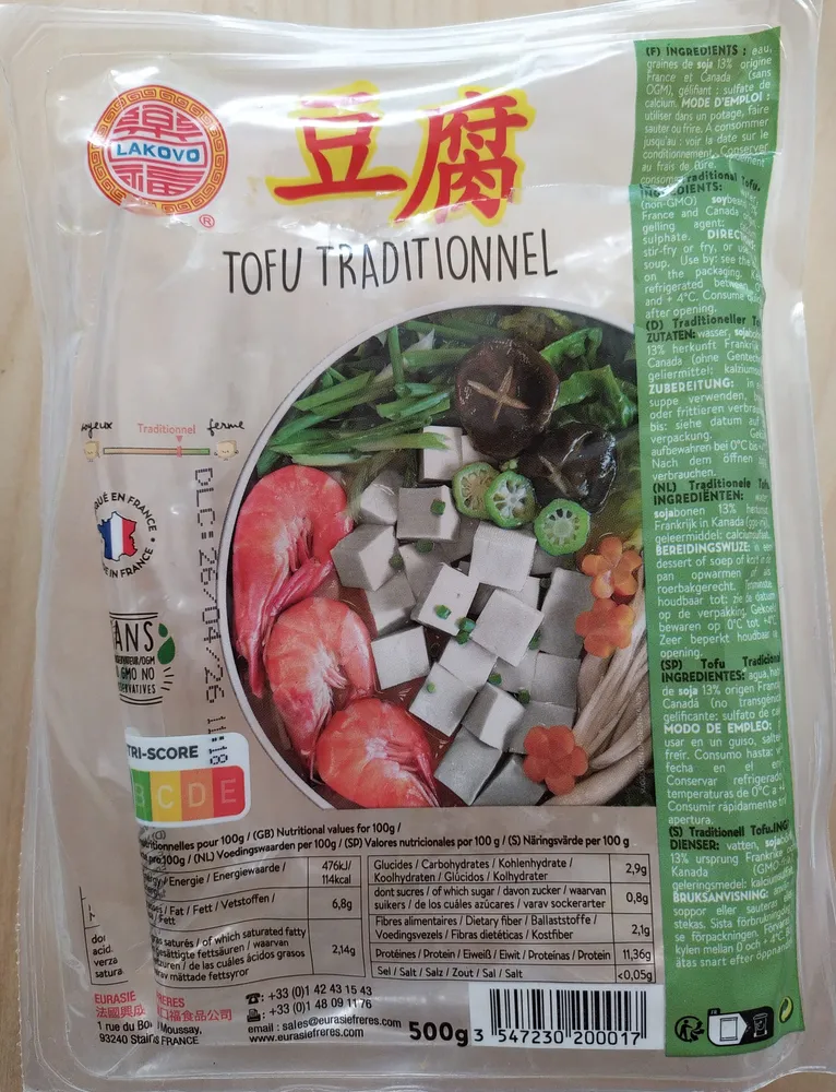 Tofu traditionnel