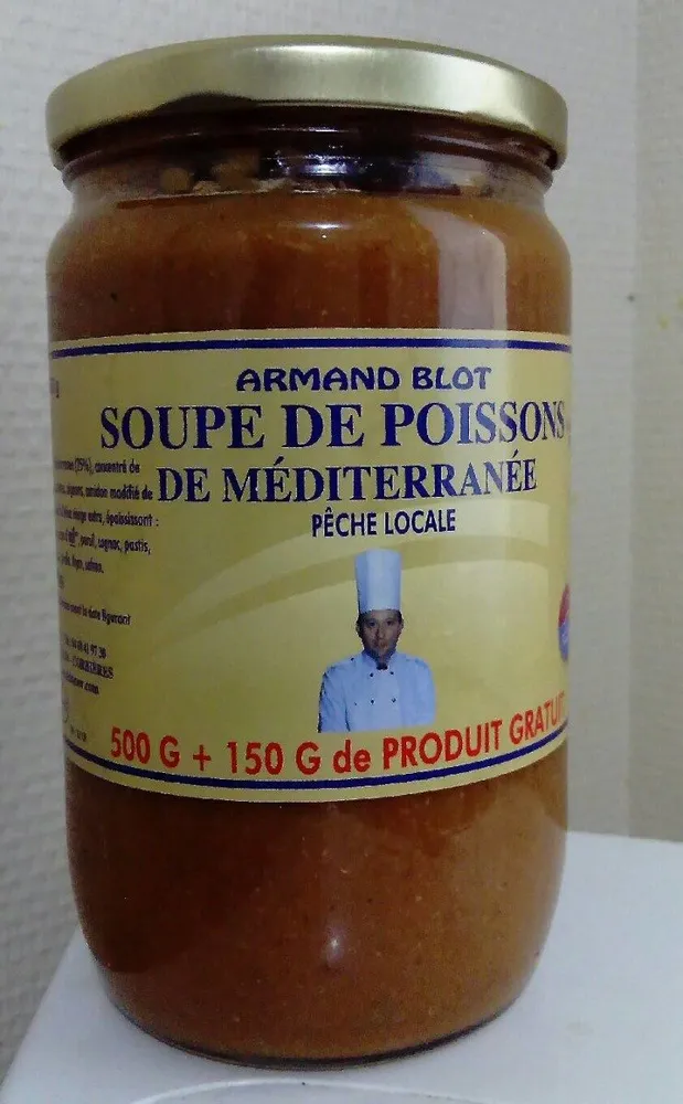 Soupe de poissons de méditerranée