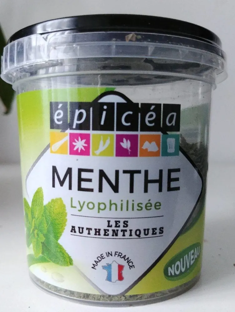 Menthe lyophilisée