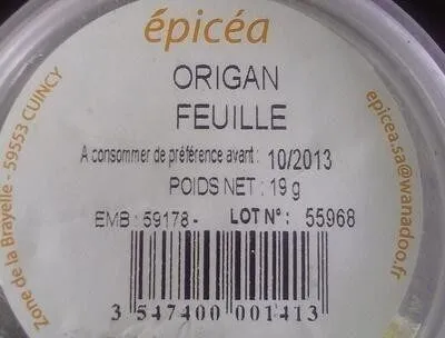 Origan Feuille