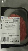 Steak haché 15% MG