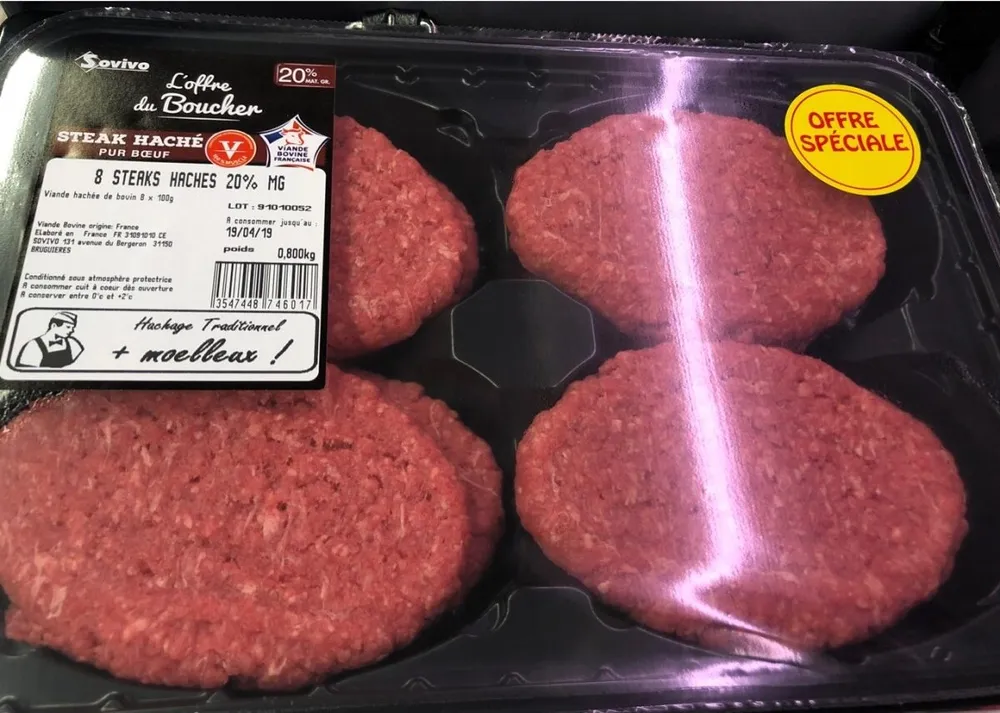 Steack haché 20% MG