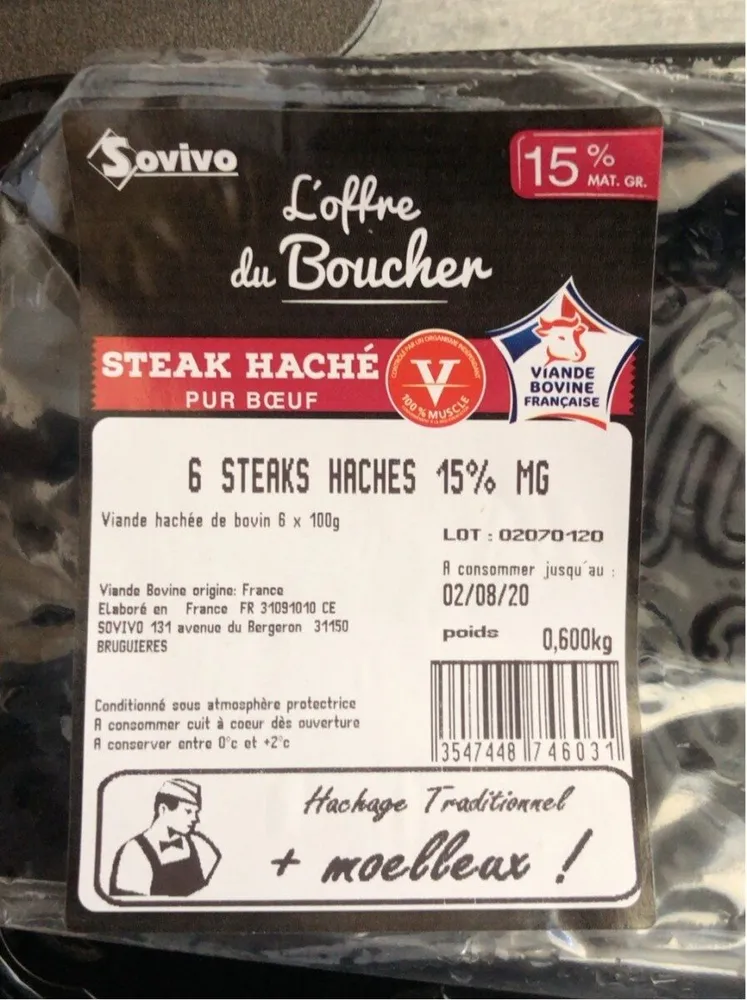 Steack hache
