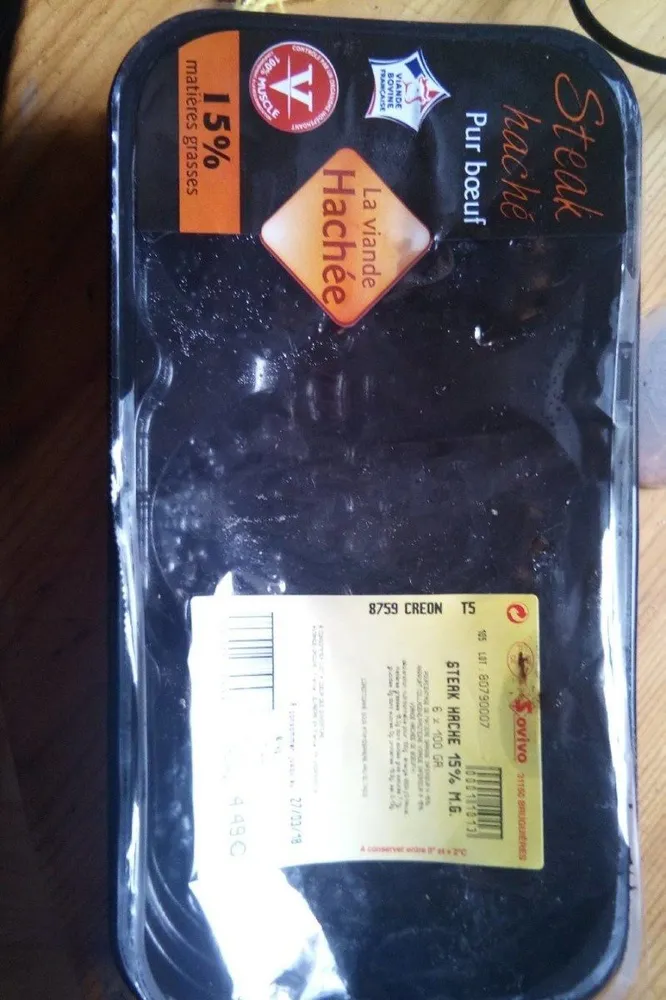 Steak Haché Pur Bœuf
